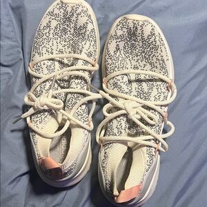 Adidas Women's Knit White and Black Sneakers